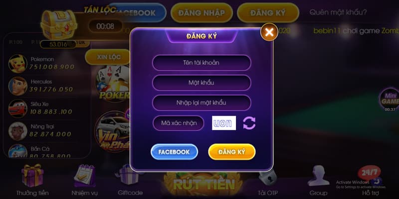 Hướng dẫn đăng ký Sam86 chi tiết